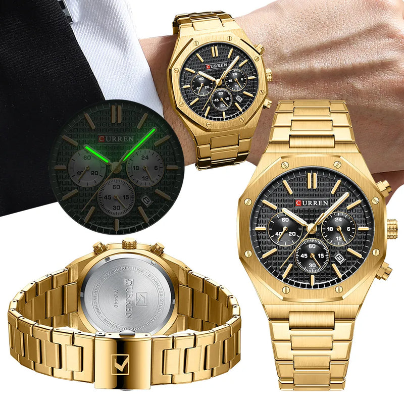 Relógio Masculino Aço Premium
